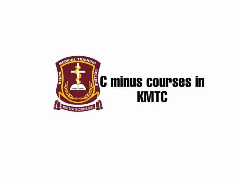 c minus courses in KMTC