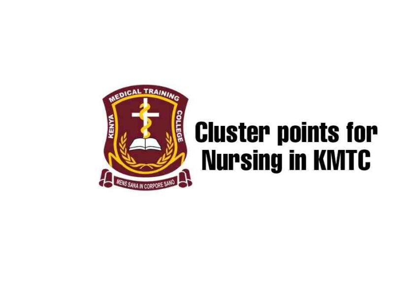 cluster points for nursing in kmtc