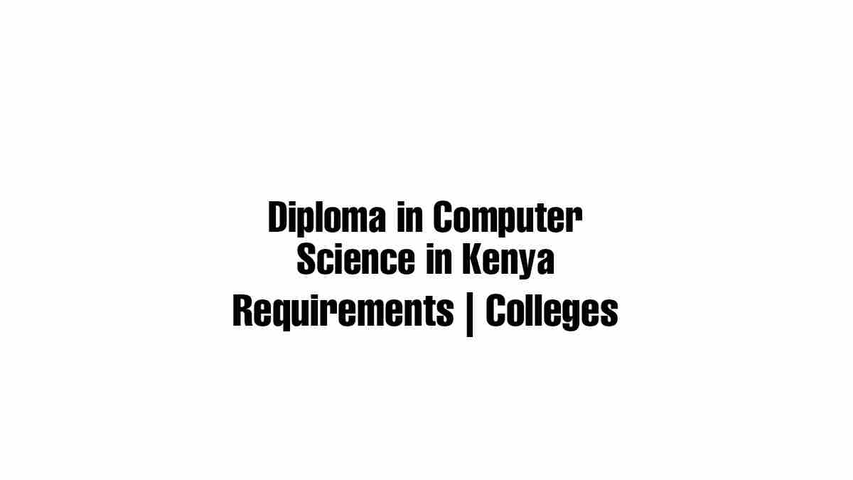 phd in computer science in kenya